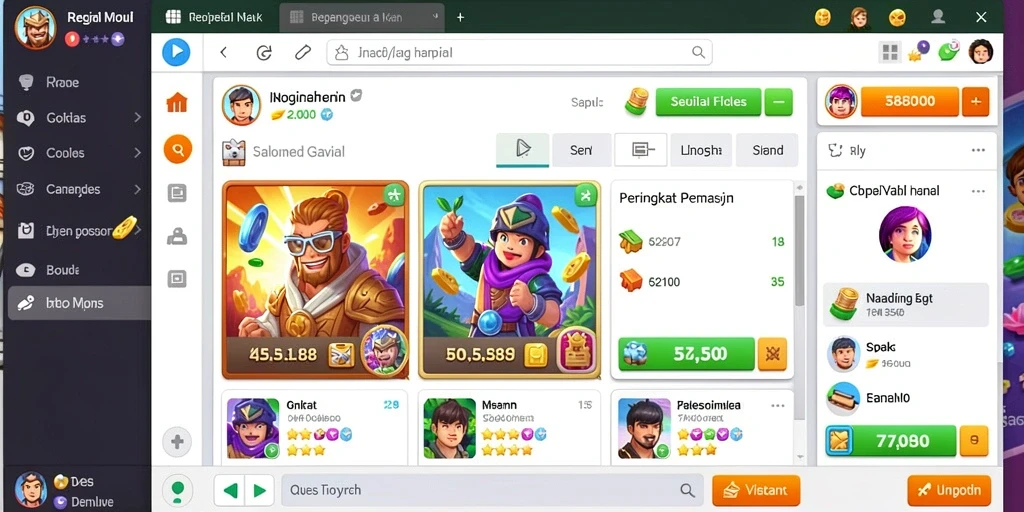 Tampilan antarmuka yang user-friendly dan menarik.