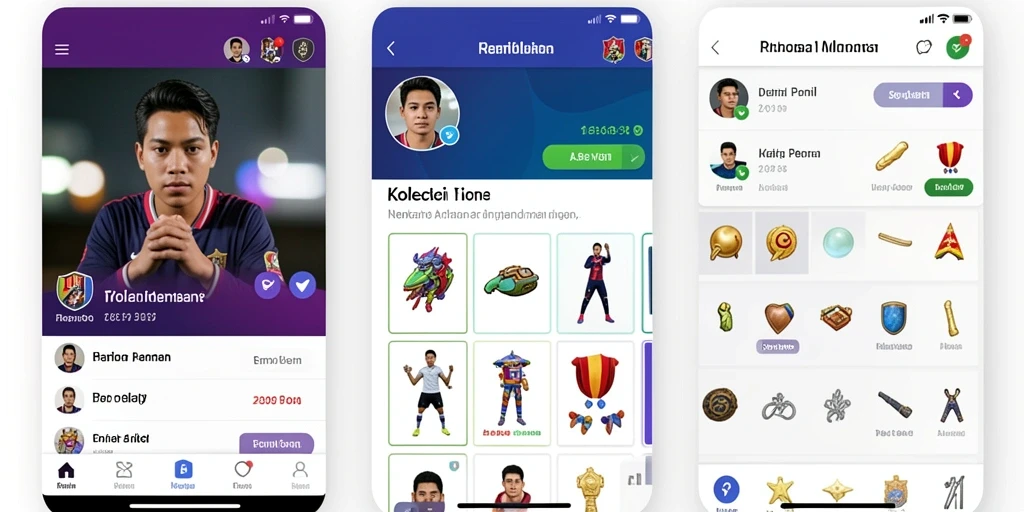 Screenshot menunjukkan antarmuka yang bersih dan menarik.