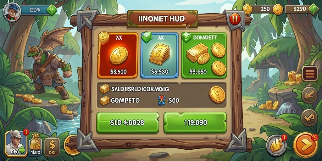 Tampilan menu utama yang menarik dan intuitif.
