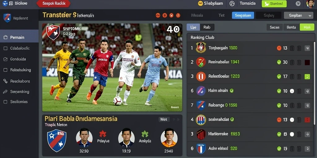 Tampilan antarmuka yang modern dan menarik.