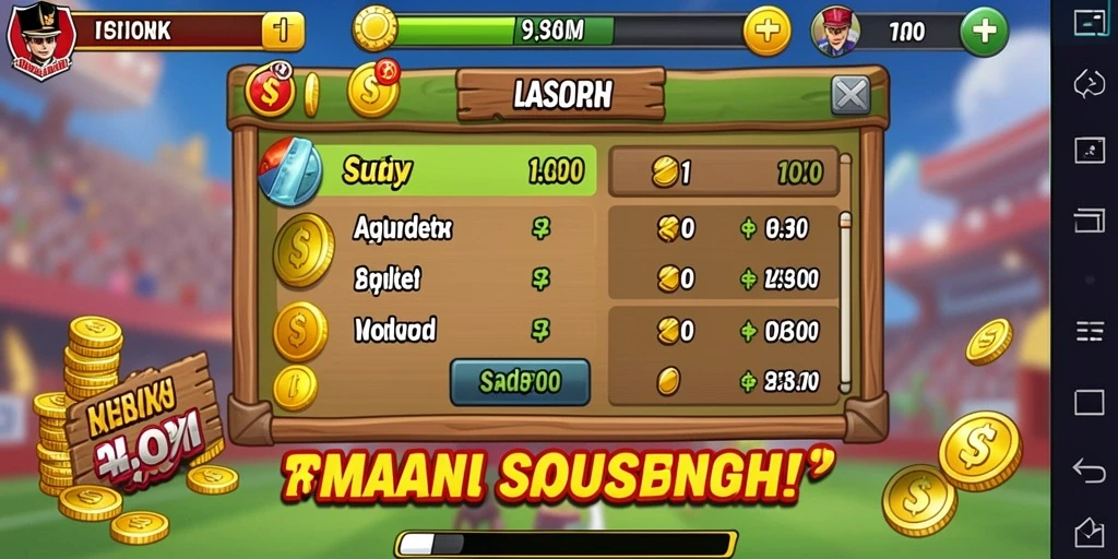Tampilan awal game POPWIN yang menarik.