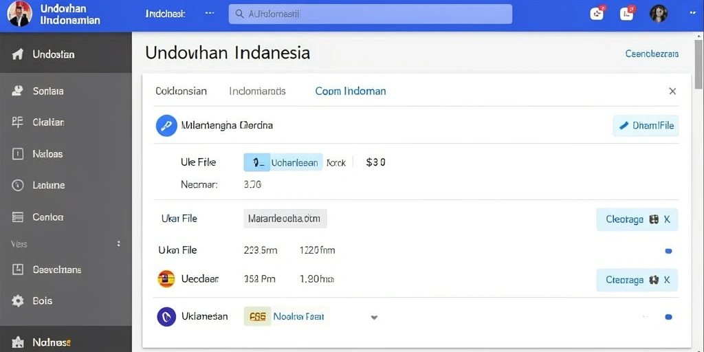 Tampilan antarmuka yang intuitif dan mudah dipahami.