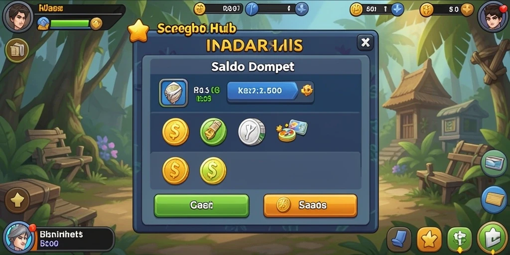 Tampilan antarmuka yang user-friendly untuk navigasi.