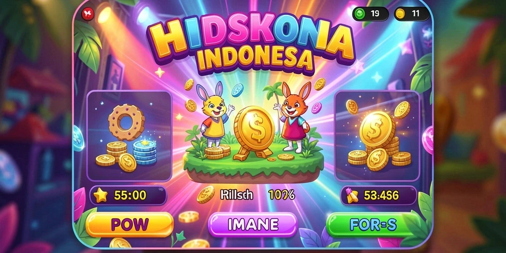 Tampilan awal permainan yang menarik dan intuitif.