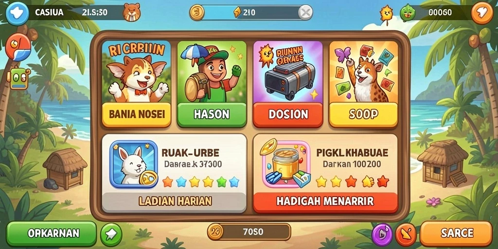 Tampilan antarmuka yang user-friendly.