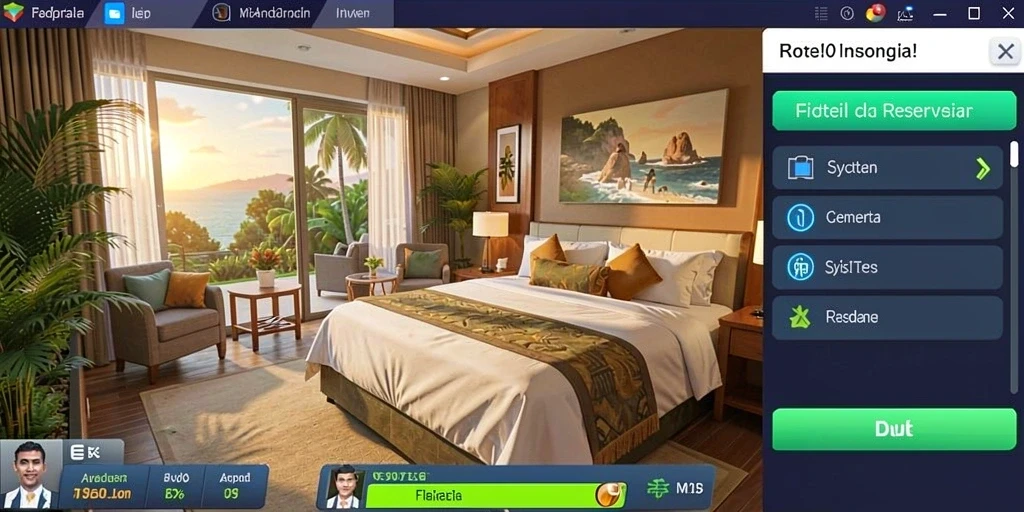 Screenshot menampilkan karakter utama dalam aksi seru.